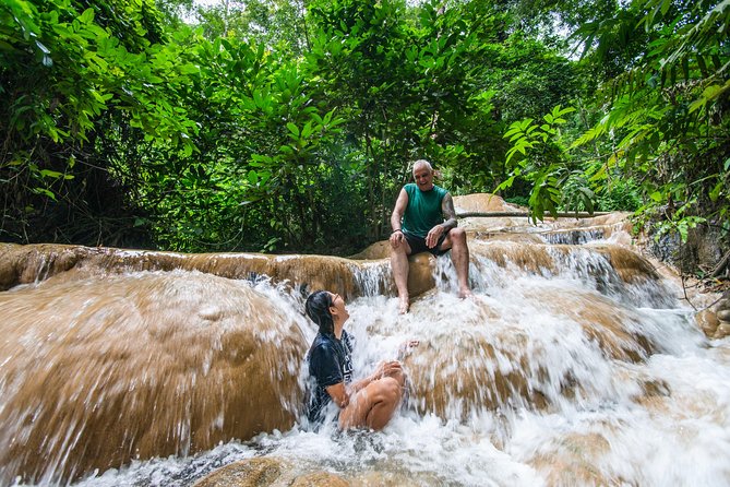 Climb Sticky Waterfall Like a Spiderman - Brunch at the Waterfall Day: Cooling Off and Eating Well