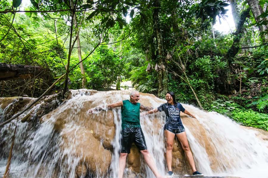 Climb Sticky Waterfall Like Spiderman - Your guide on the sticky wall: English help, real support, and safety-first pacing