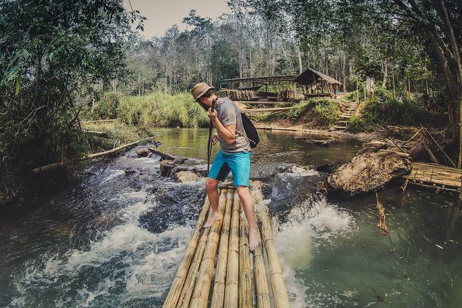 Elephant Sightings , Bamboo Rafting Through The Jungle, Swimming In a Waterfall - Mae Wang Waterfall swim: the short stop that often becomes the highlight