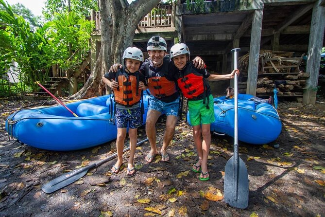 Family Rafting Adventure - Safety gear and guidance: helmet, lifejacket, and real-world practice