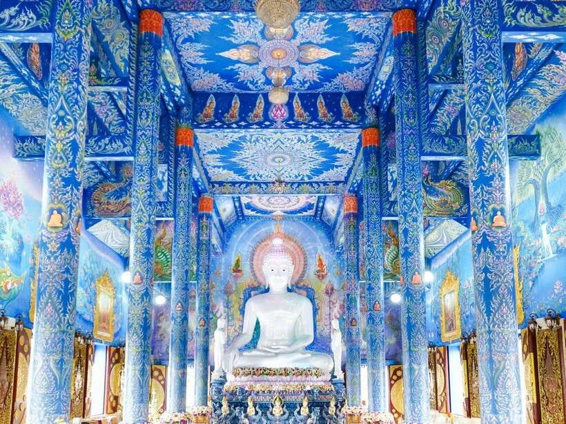 From Chiang Mai: Chiang Rai Famous Temples Guided Tour - Wat Rong Suea Ten Blue Temple: Short Visit, Strong Visual Details