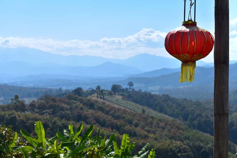 From Chiang Mai: Day Tour to Pai Highlights by Private Car - Wat Phrathat Mae Yen: The 300 Steps to the Big White Buddha