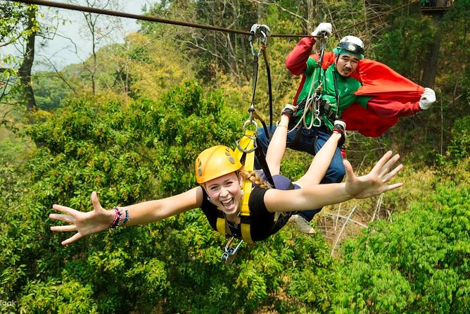 Full Day Chiang Mai Zipline Adventure, Rafting, ATV-ing, and Sticky Waterfall - ATV jungle sightseeing: one hour of dirt-road freedom