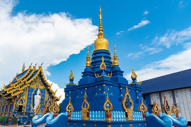 Full Day Chiang Rai 3 Temples White, Blue,Big Bhudha Temples - Wat Rong Khun (White Temple): where surreal art sets the tone
