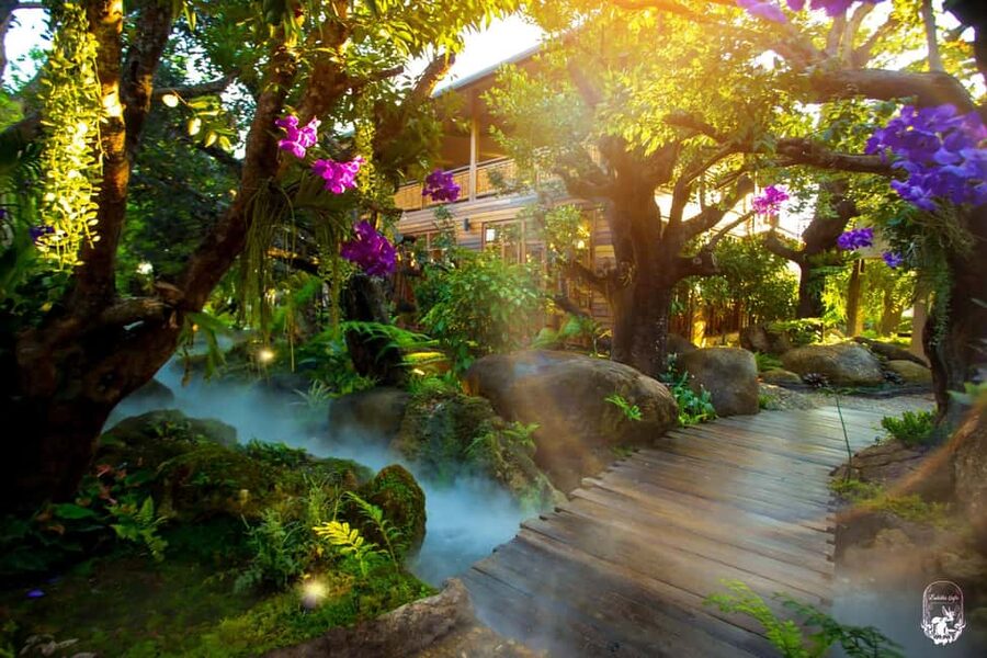 Lalita Cafe & Chiang Rai Temple(White+Blue) from Chiangmai - Mae Kachan Hot Springs: steam, minerals, and the egg-boiling ritual