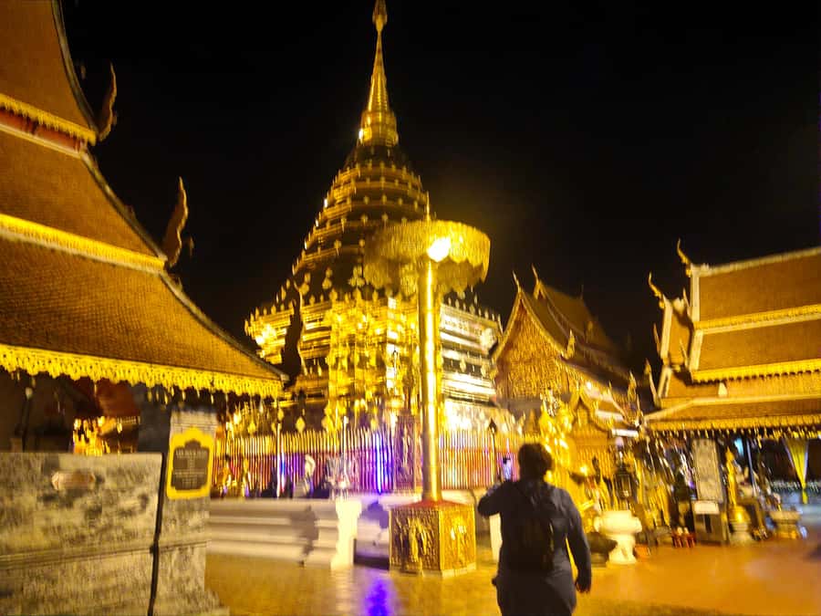 Monks chanting, Wat Doi Suthep and Wat Phalad+ Meditation - The Walk to Wat Phalad: Rainforest Peace and Meditation-First Energy