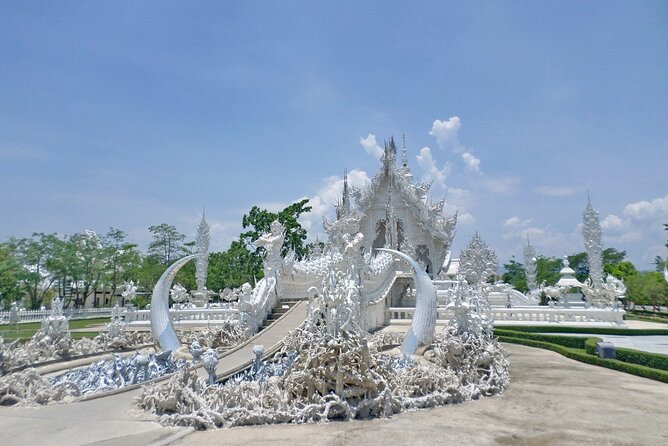 One Day Tour Chiang Rai(White Temple , Blue Temple, Black House) Private Tour - Wat Rong Seur Ten Blue Temple: still under construction, still worth your time