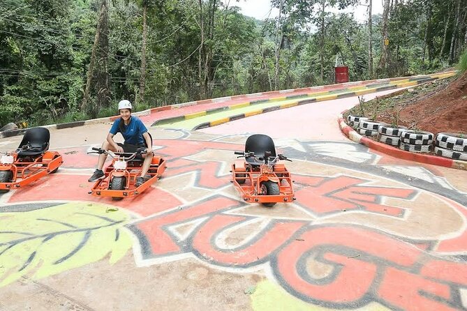 Skyline Jungle Luge - Jungle luge cart: the fun surprise and the optional 2100m run