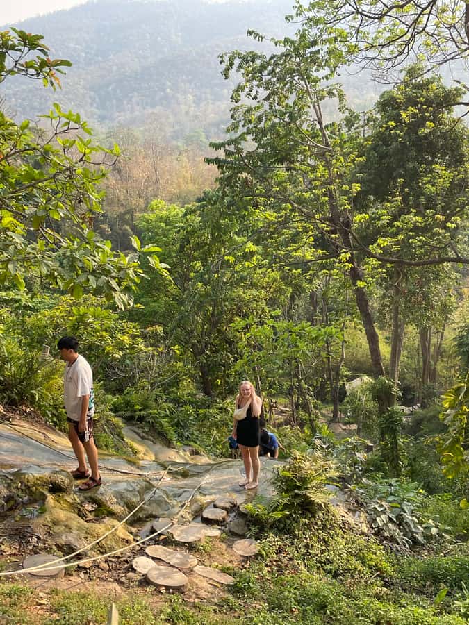Sticky Waterfall Half-day with Private Car - Key Points at a Glance