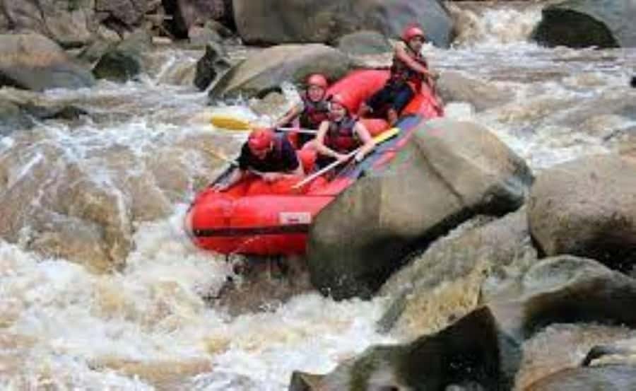 Sticky waterfalls- Elephants- Bamboo or White water rafting. - Local lunch between elephants and the next adventure
