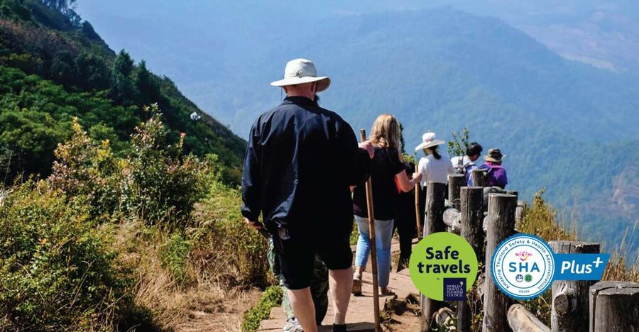 Tour with Hike in Kiew Mae Pan Natural Trail from Chiang Mai - Wachirathan Waterfall photo stop
