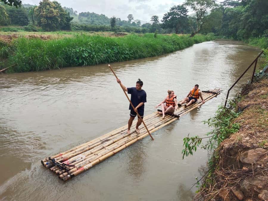 Trekking 2 Days 1 Night+Rice fields+Bamboo Rafting - Overnight at a home stay: basic comfort, real atmosphere