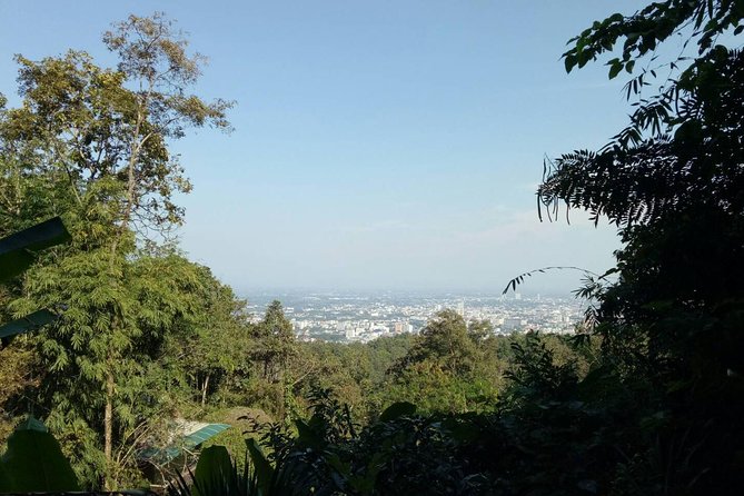 Trekking at the Monk Trail and Doi Suthep Temple Private Tour - Views of Chiang Mai: when the timing clicks