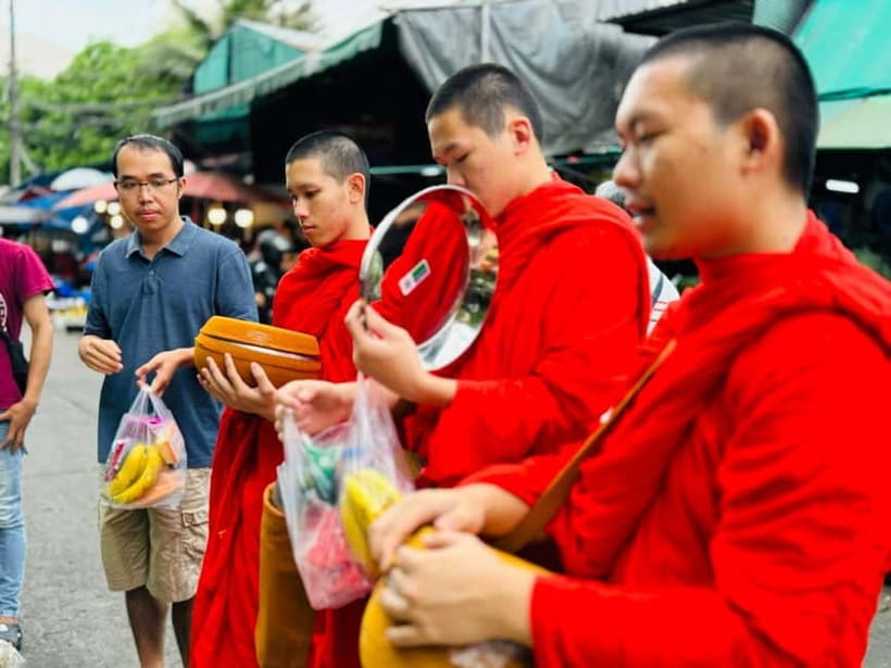 Walk With Monks Collecting Alms(meeting point maybe change) - Chiang Mai temple time: questions, Dhamma talk, and etiquette