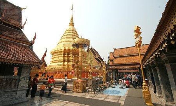 Wat Phra That Doi Suthep & Hmong Village Half Day Tour From Chiang Mai - Key highlights at a glance
